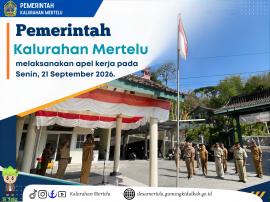 Apel Kerja PemKal Mertelu, Jaga Kekompakan dan Keamanan Jelang Pilur